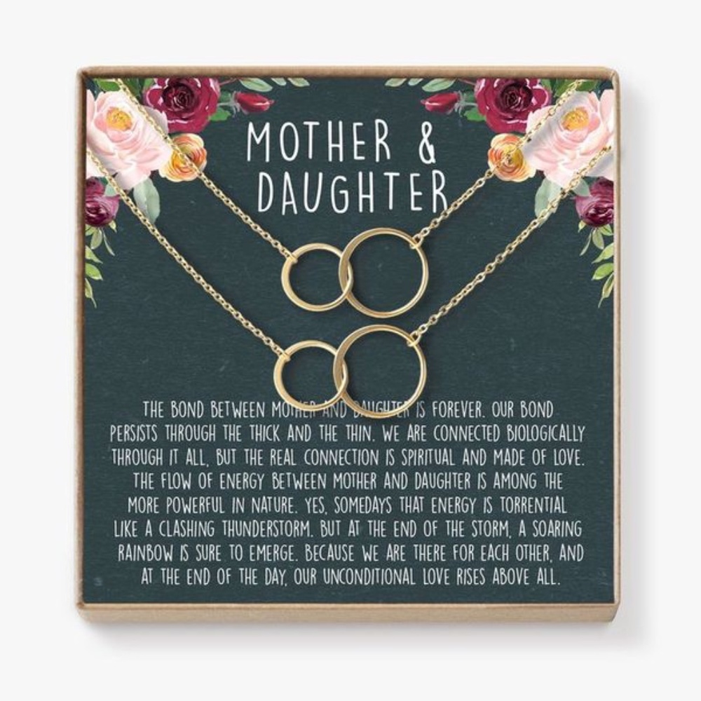 Mother and Daughter Necklace